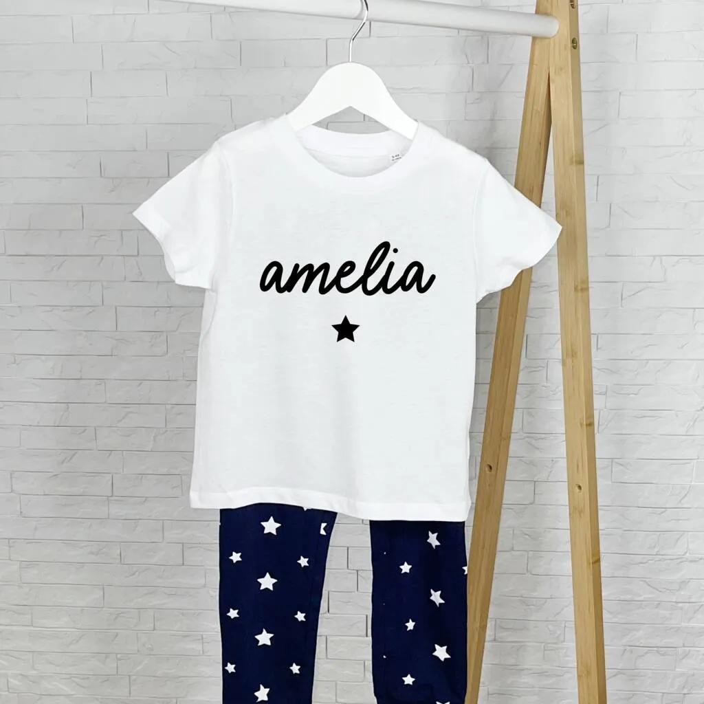 Personalised Star Kids Pyjamas