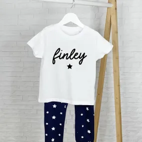 Personalised Star Kids Pyjamas