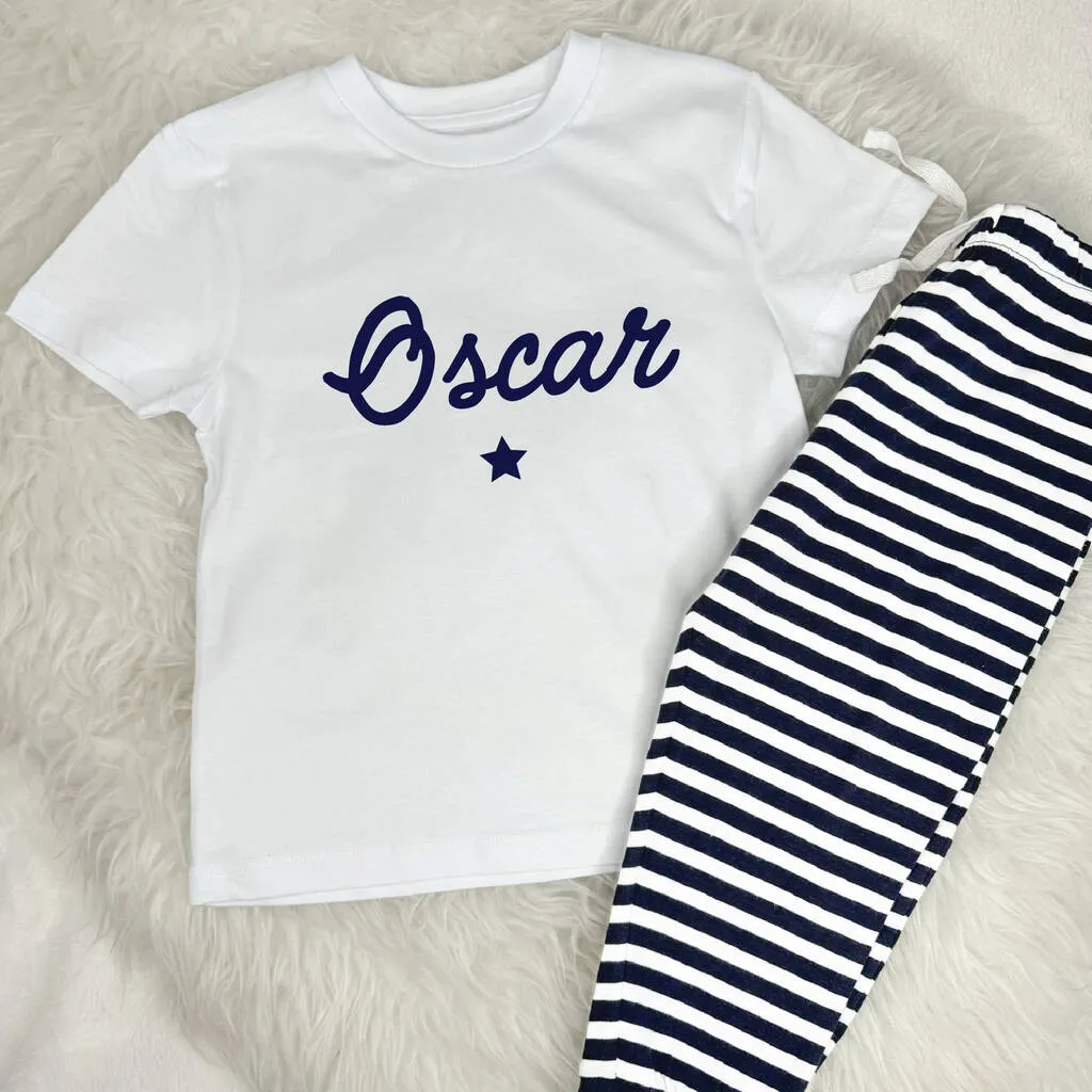 Personalised Star Kids Pyjamas