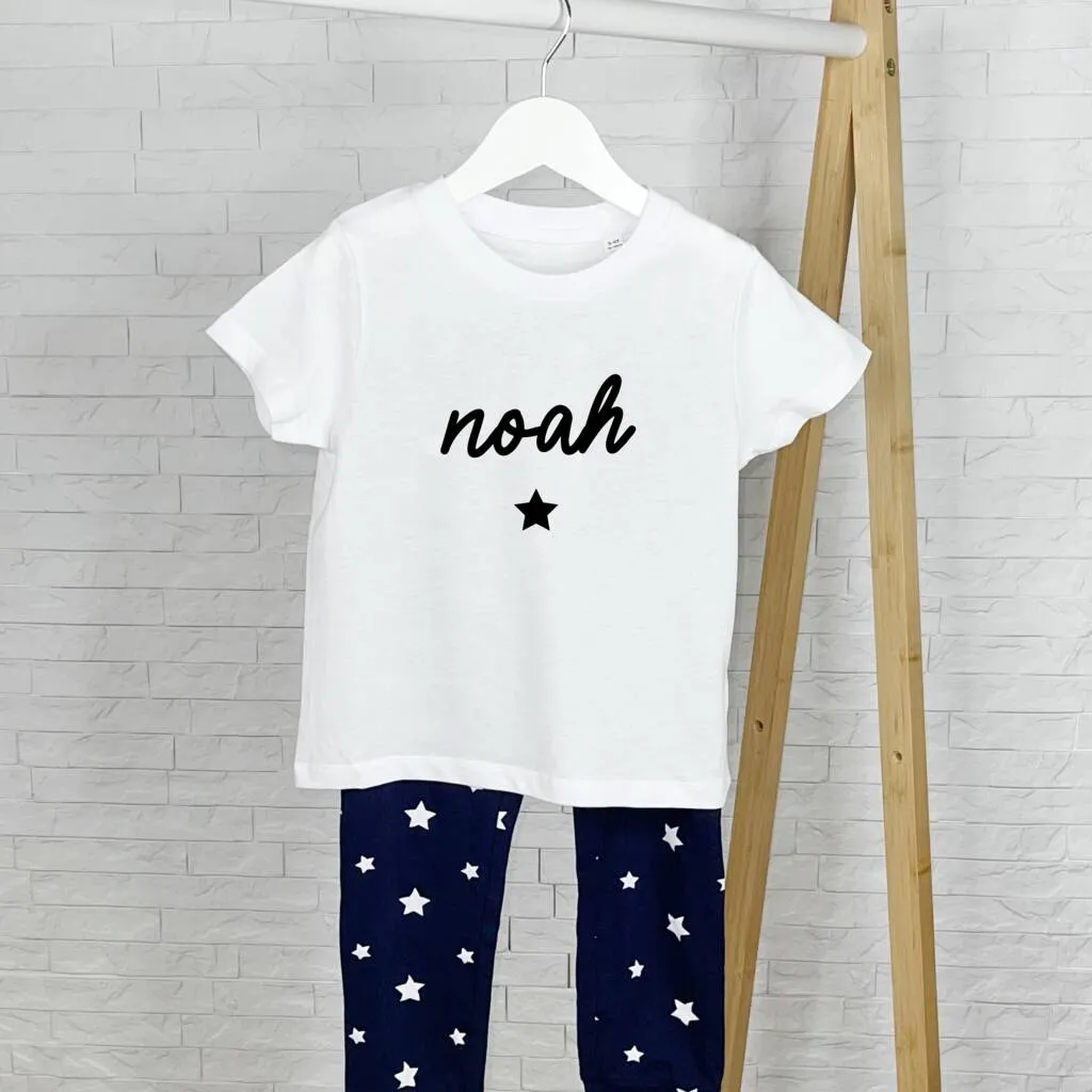 Personalised Star Kids Pyjamas