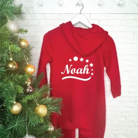 Personalised Winter Theme Kids Christmas Onesie