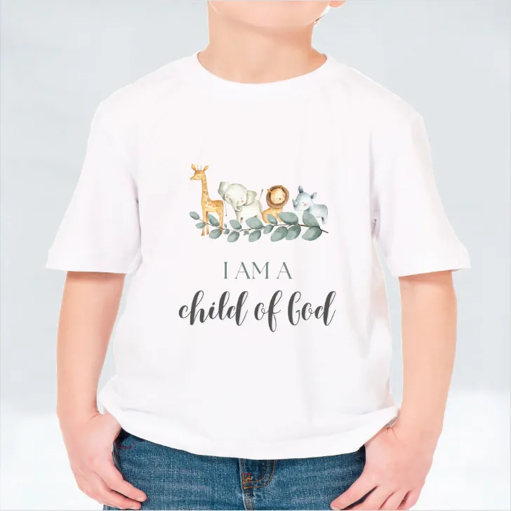 Personalized Kids T-shirt: I am a Child of God