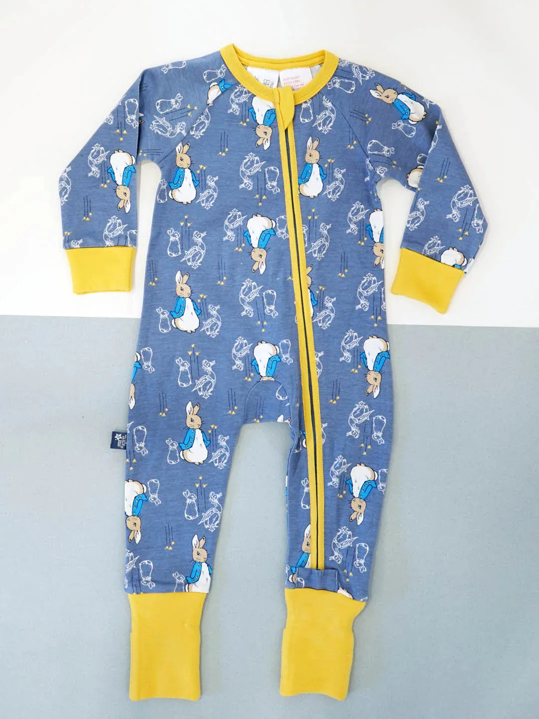 Peter Rabbit Modern Zip Up Romper for Kids - Blade and Rose,