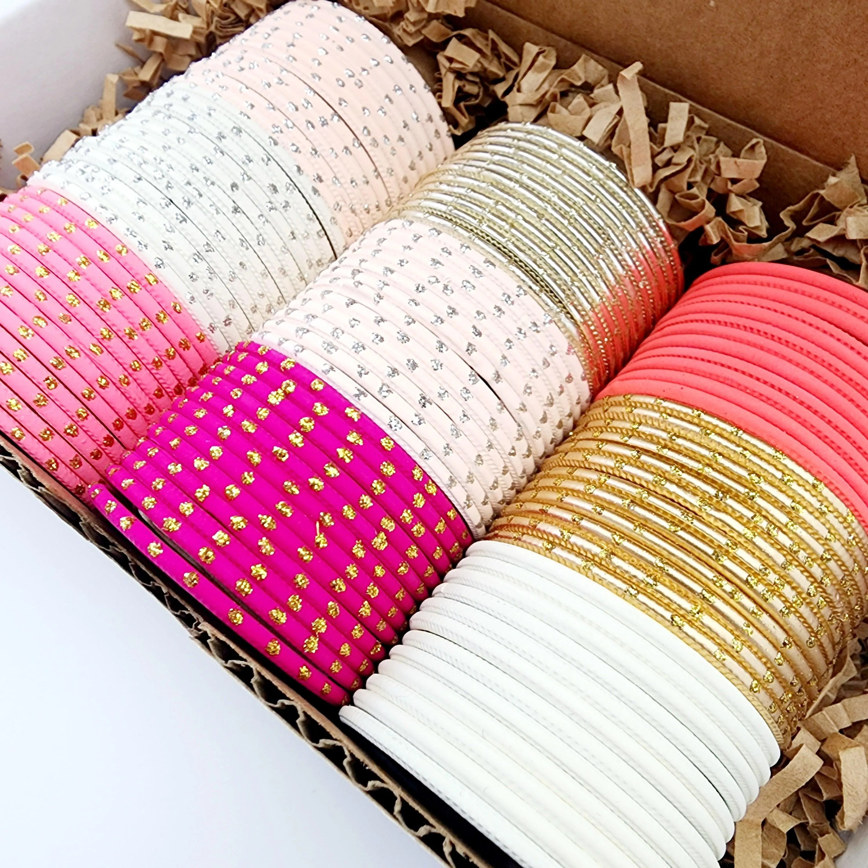 Kids Bangle Box in Playful Pink Color