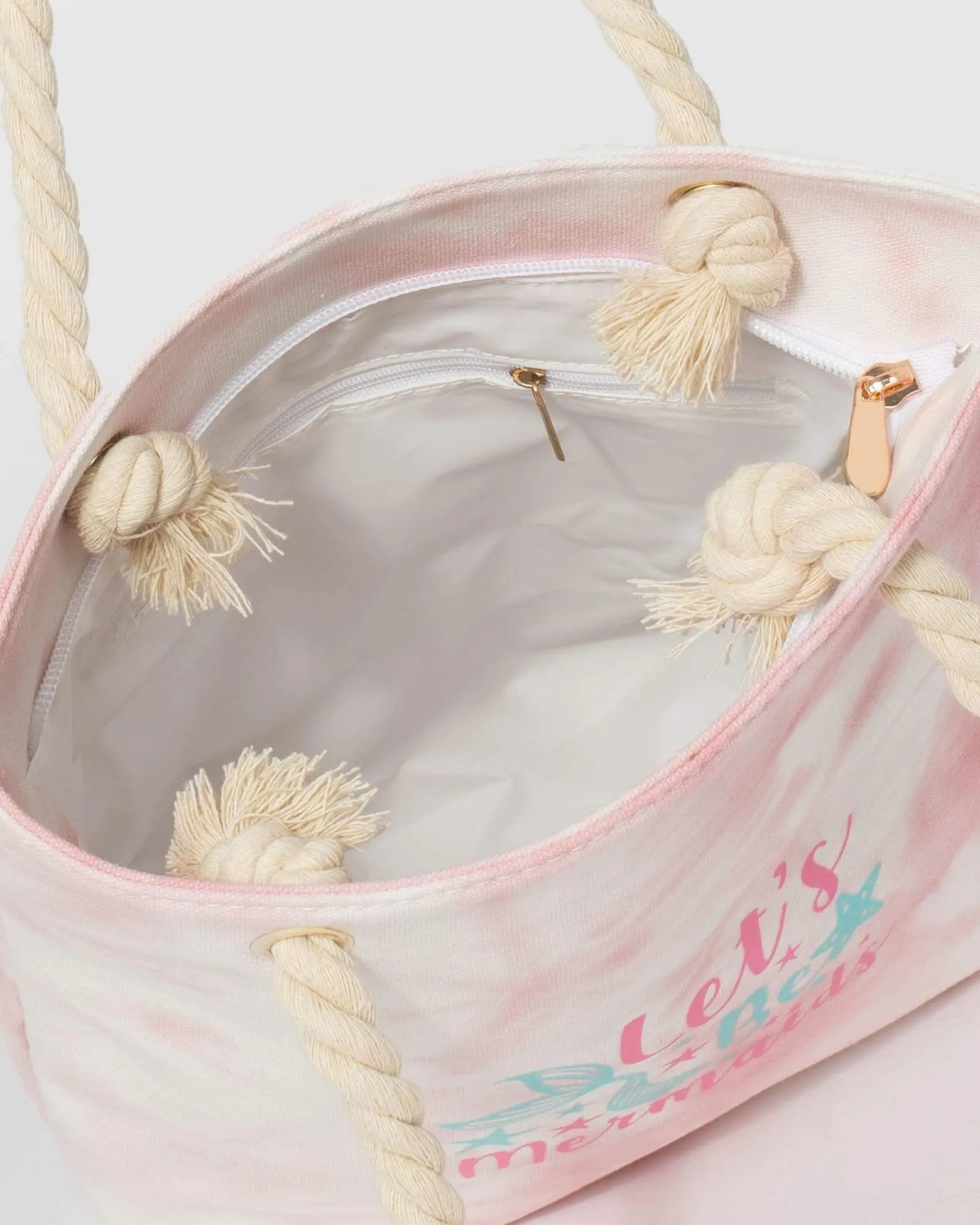 Pink Kids Beach Bag