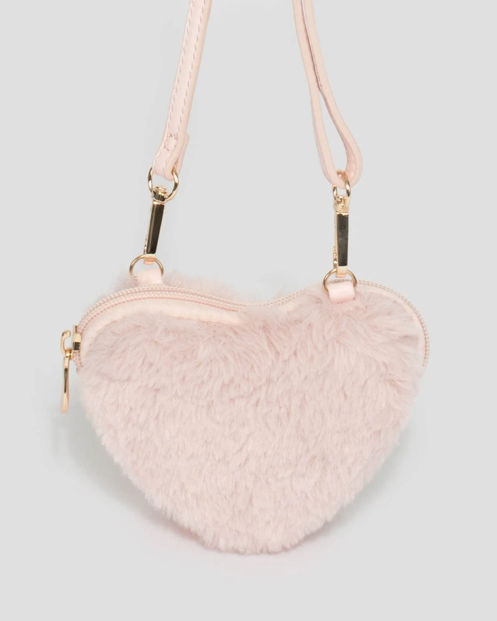 Pink Kids Love Heart Crossbody Bag