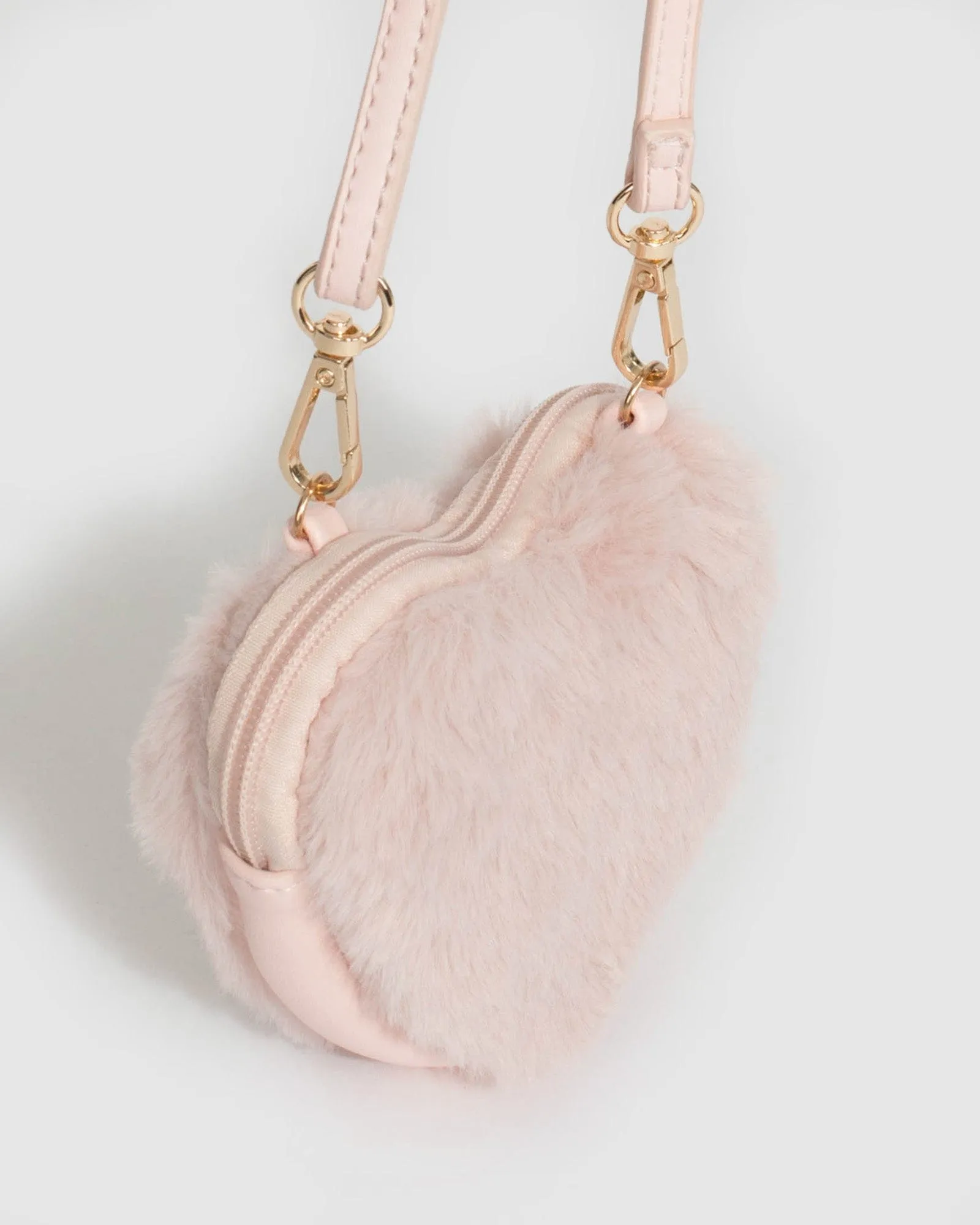 Pink Kids Love Heart Crossbody Bag