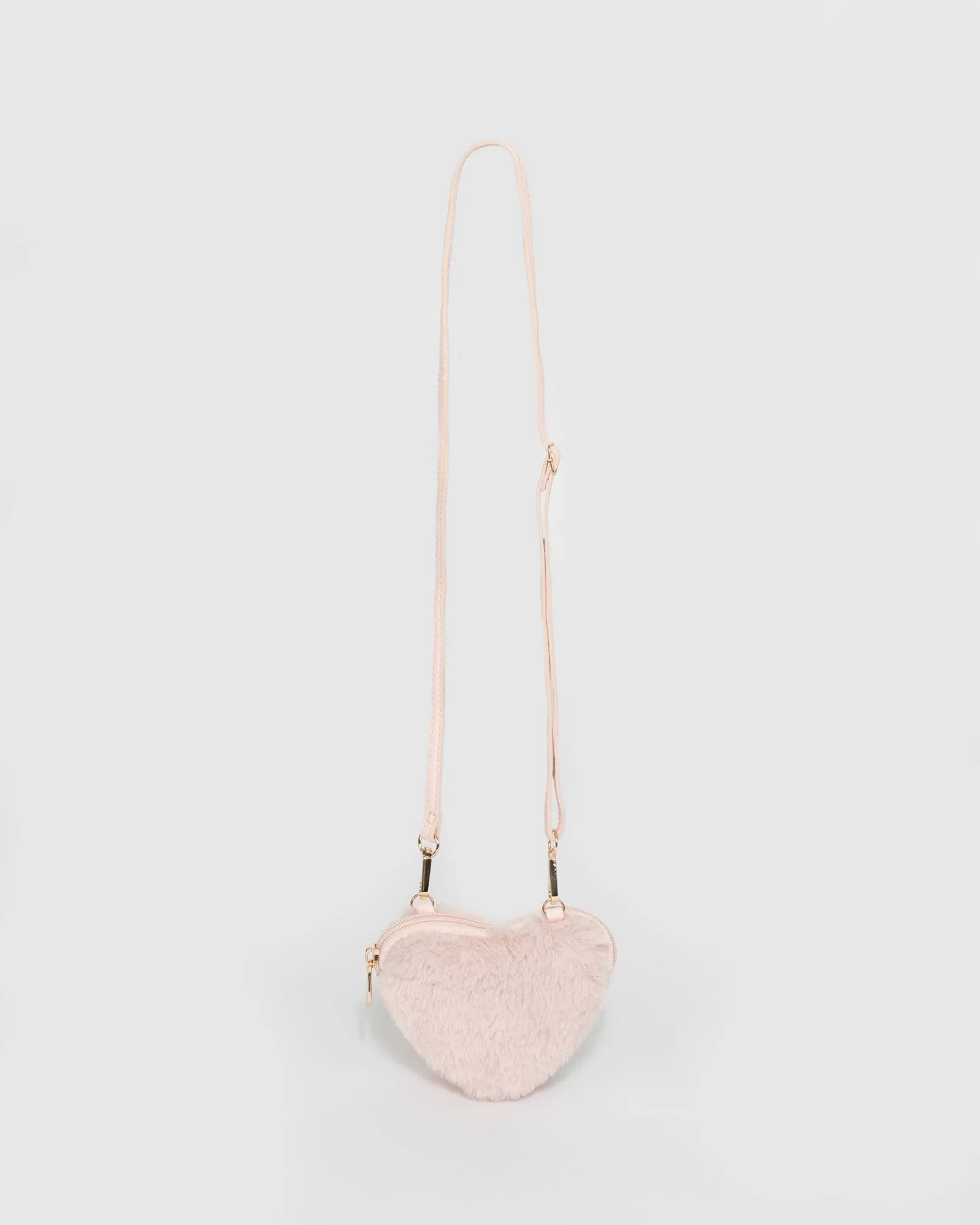 Pink Kids Love Heart Crossbody Bag