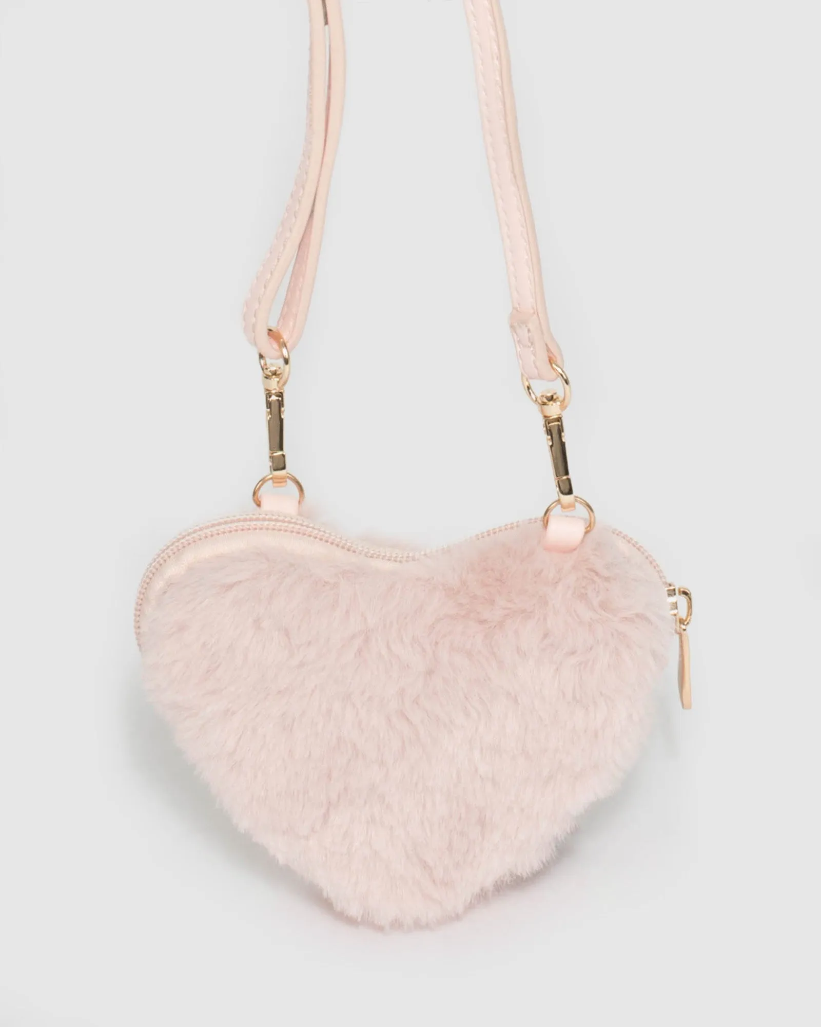 Pink Kids Love Heart Crossbody Bag