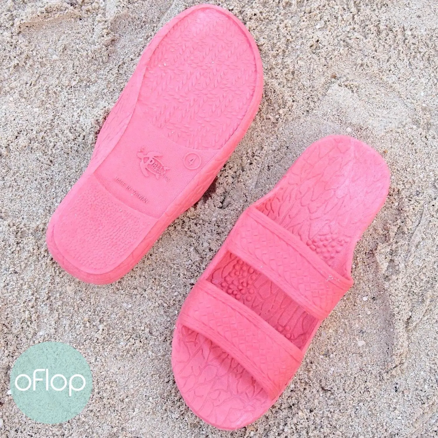 Pink Kids Jandals -- Pali Hawaii Hawaiian Sandals for Kids