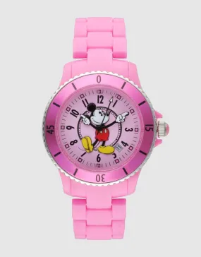 Mickey Mouse Sports Watch in Pink Color