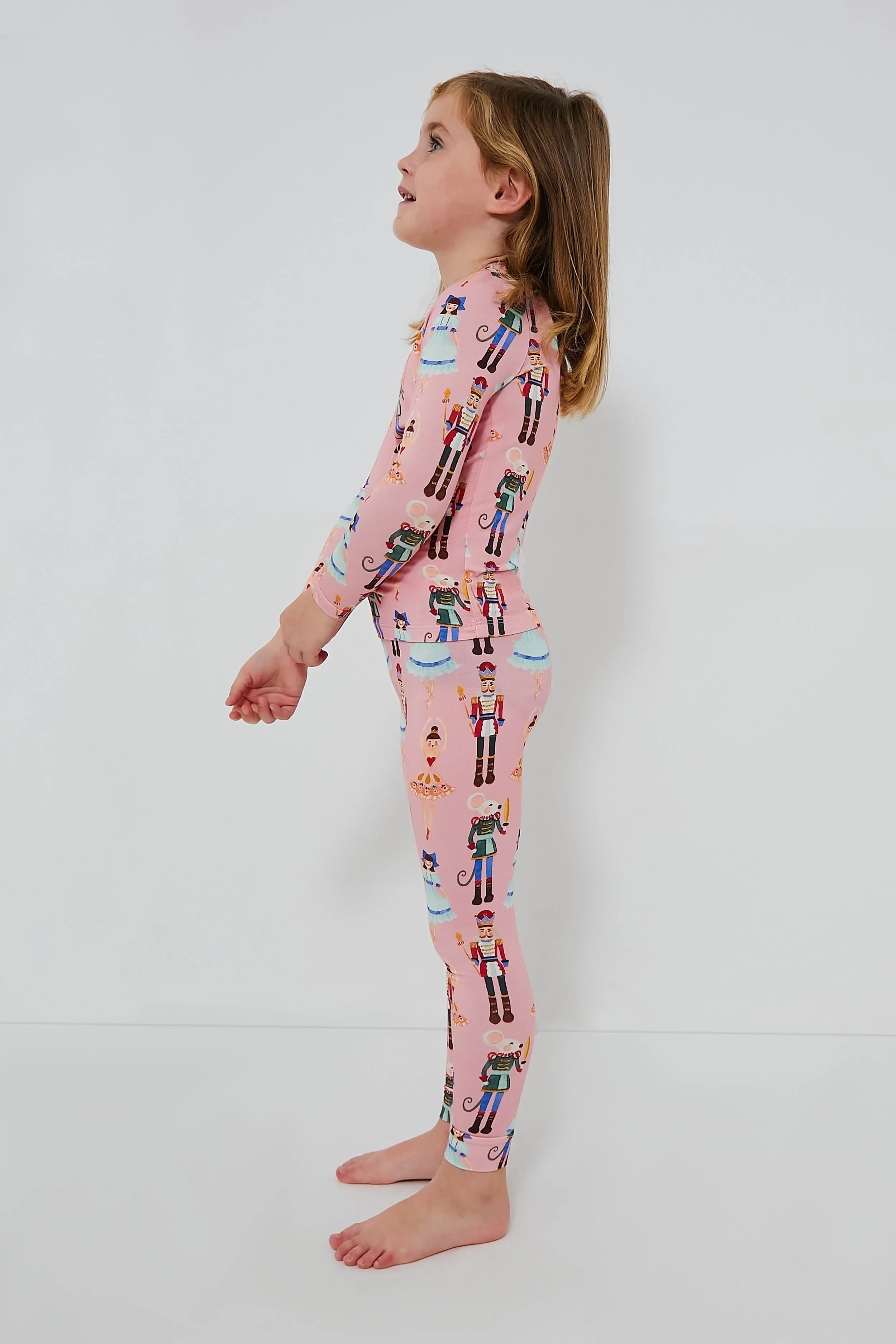 Pink Nutcracker Ballet Kids Bamboo PJ Set