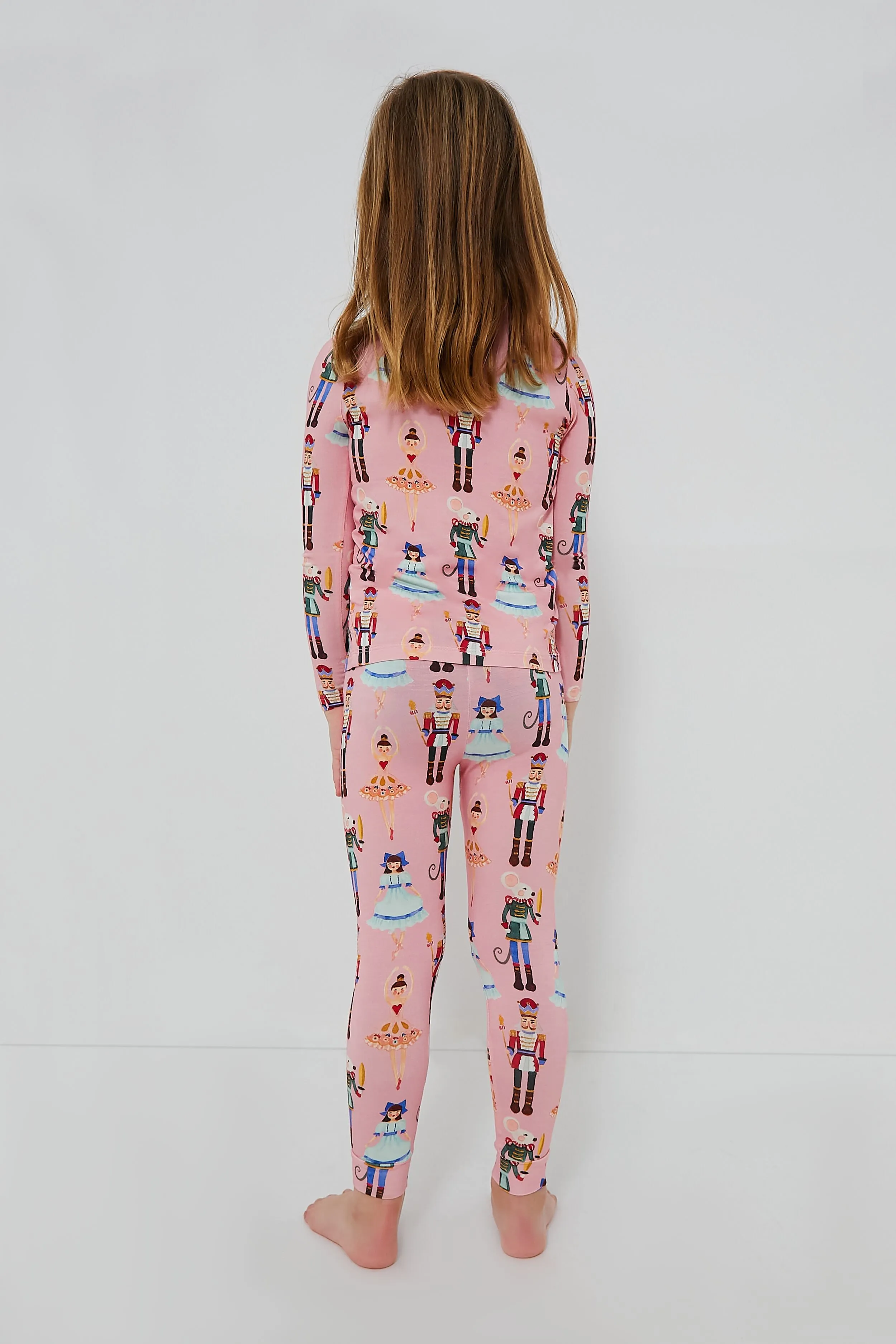 Pink Nutcracker Ballet Kids Bamboo PJ Set