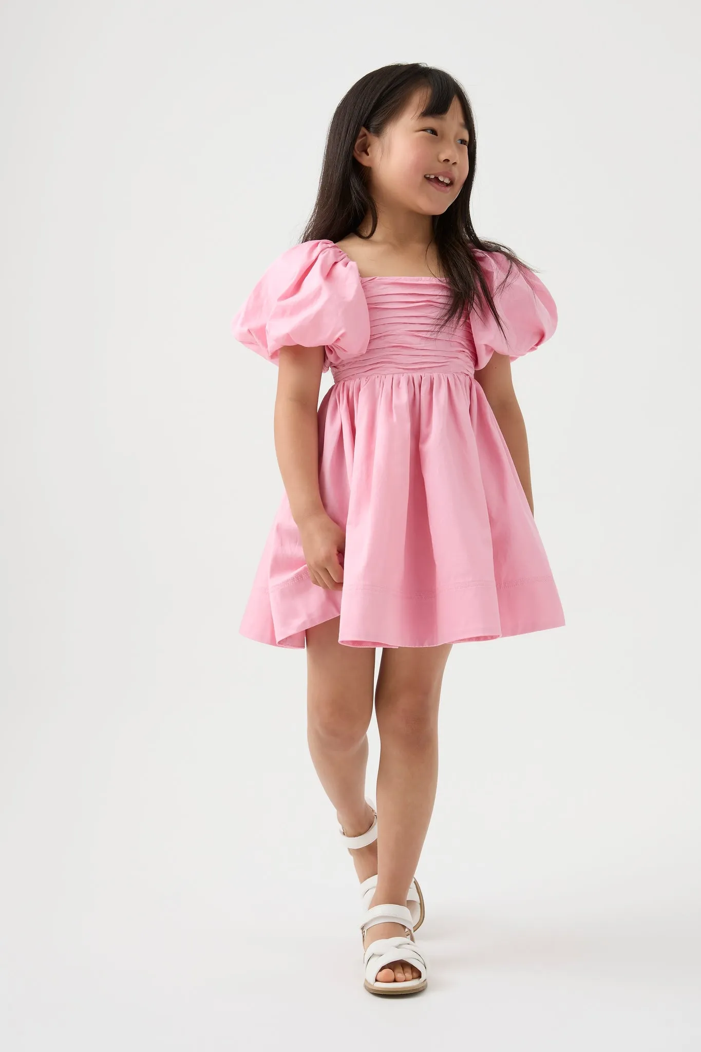 Piper Kids Puff Sleeve Dress