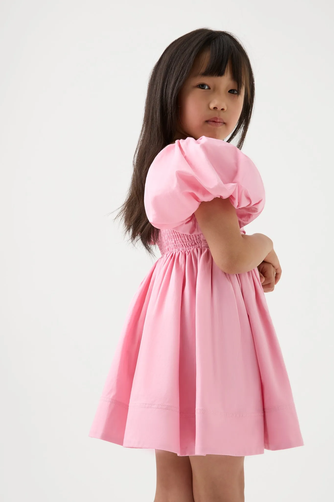 Piper Kids Puff Sleeve Dress