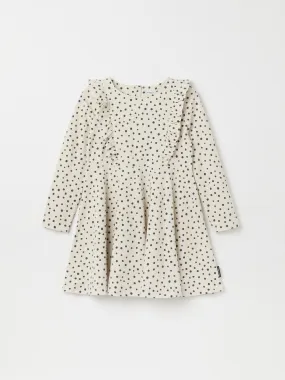 Polka Dot Print Kids Dress