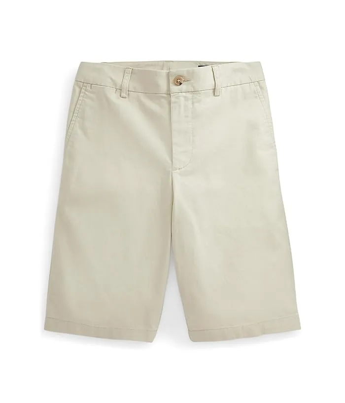 Polo Ralph Lauren Kids 20/1 Stretch Twill Flat Front Shorts (Big Kids)