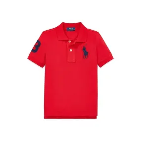 Polo Ralph Lauren Kids Big Pony Cotton Mesh Polo Shirt (Little Kids)