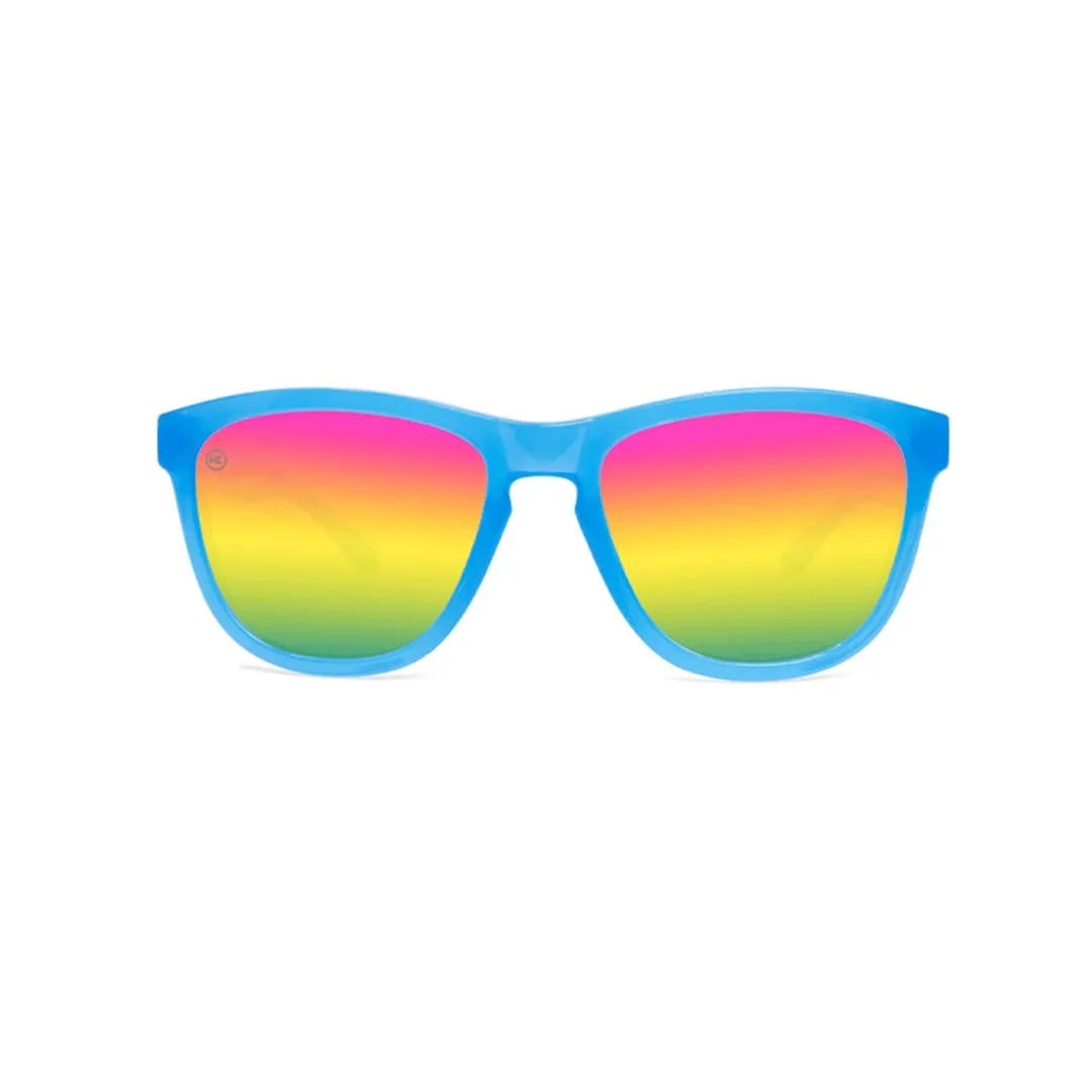 Knockaround Premium Kids Sunglasses New Rainbow Blues