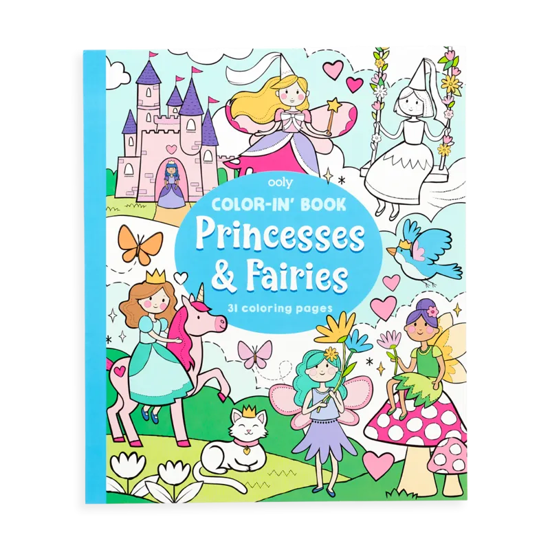 Princess and Fairies Coloring Book