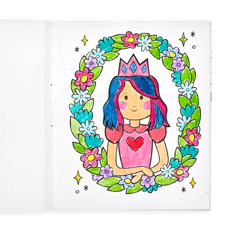 Princess and Fairies Coloring Book