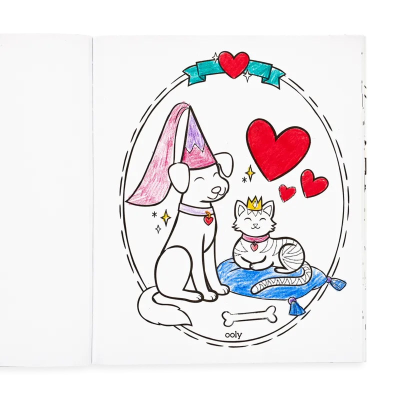 Princess and Fairies Coloring Book