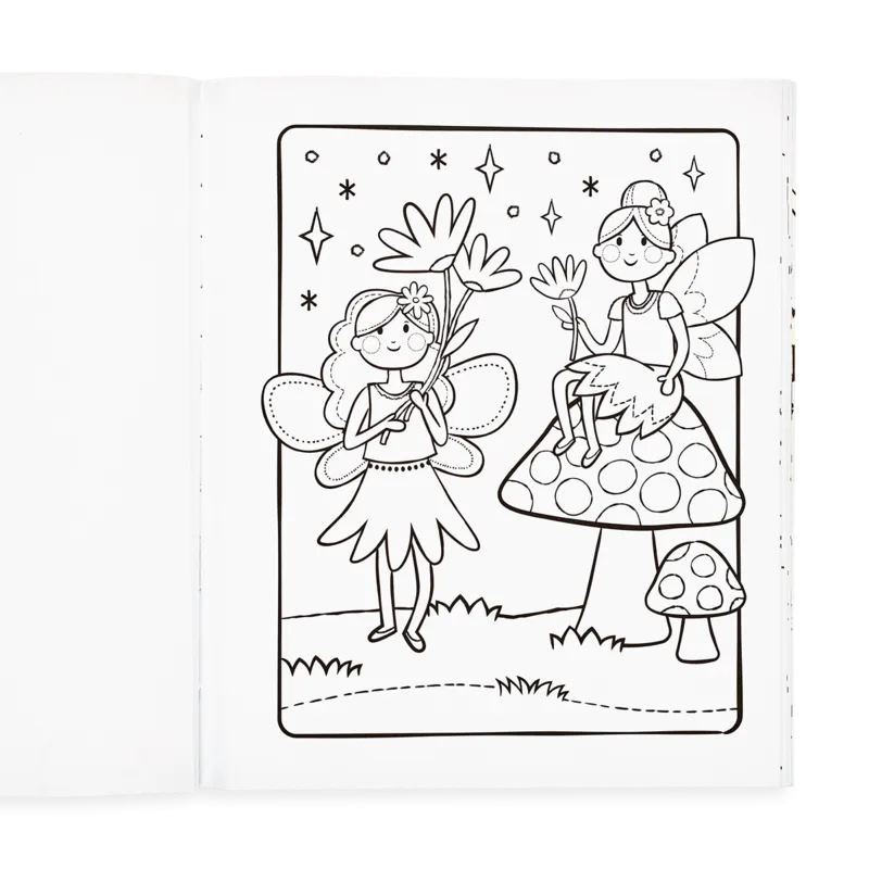 Princess and Fairies Coloring Book