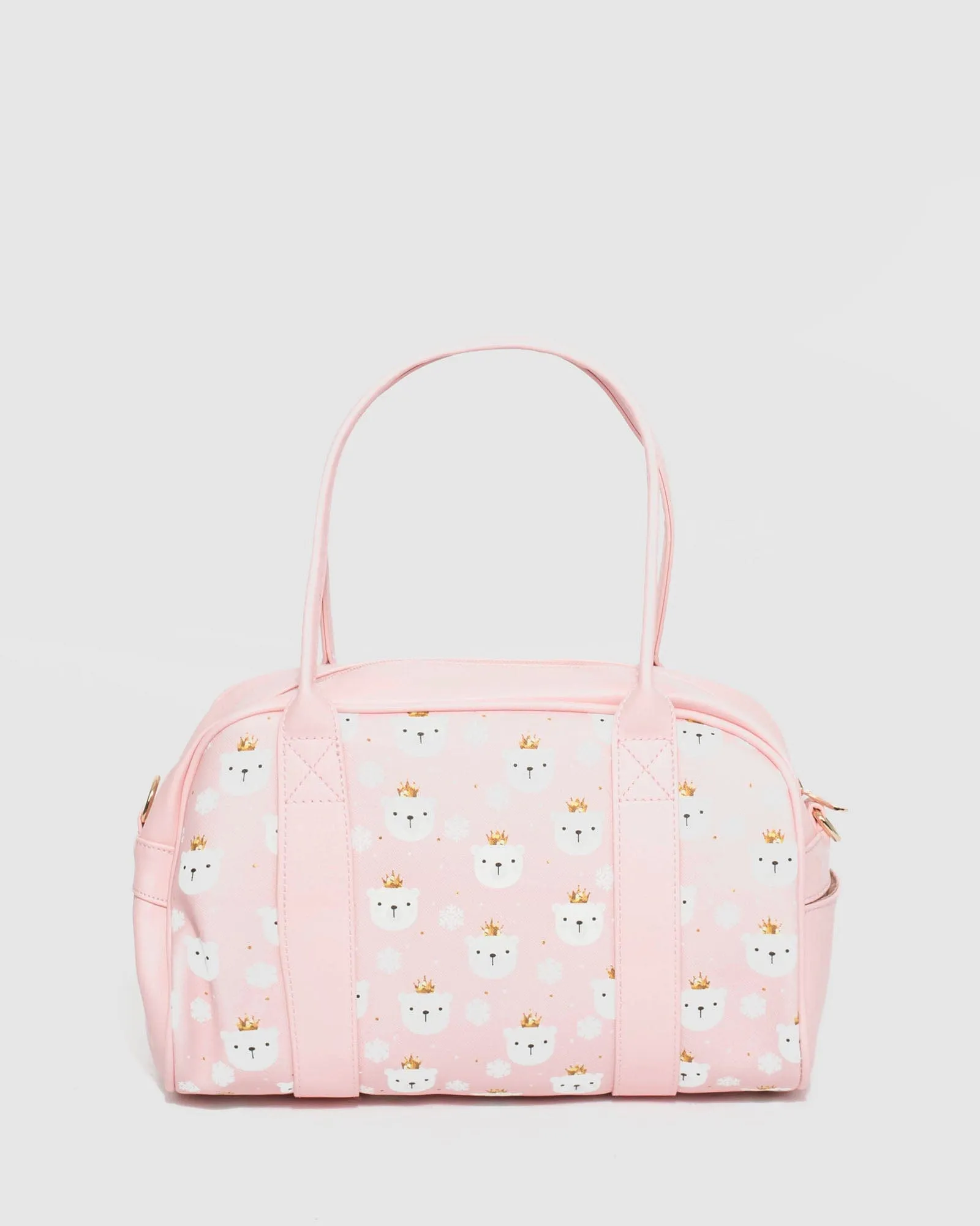 Print Kids Pom-Pom Weekender Bag