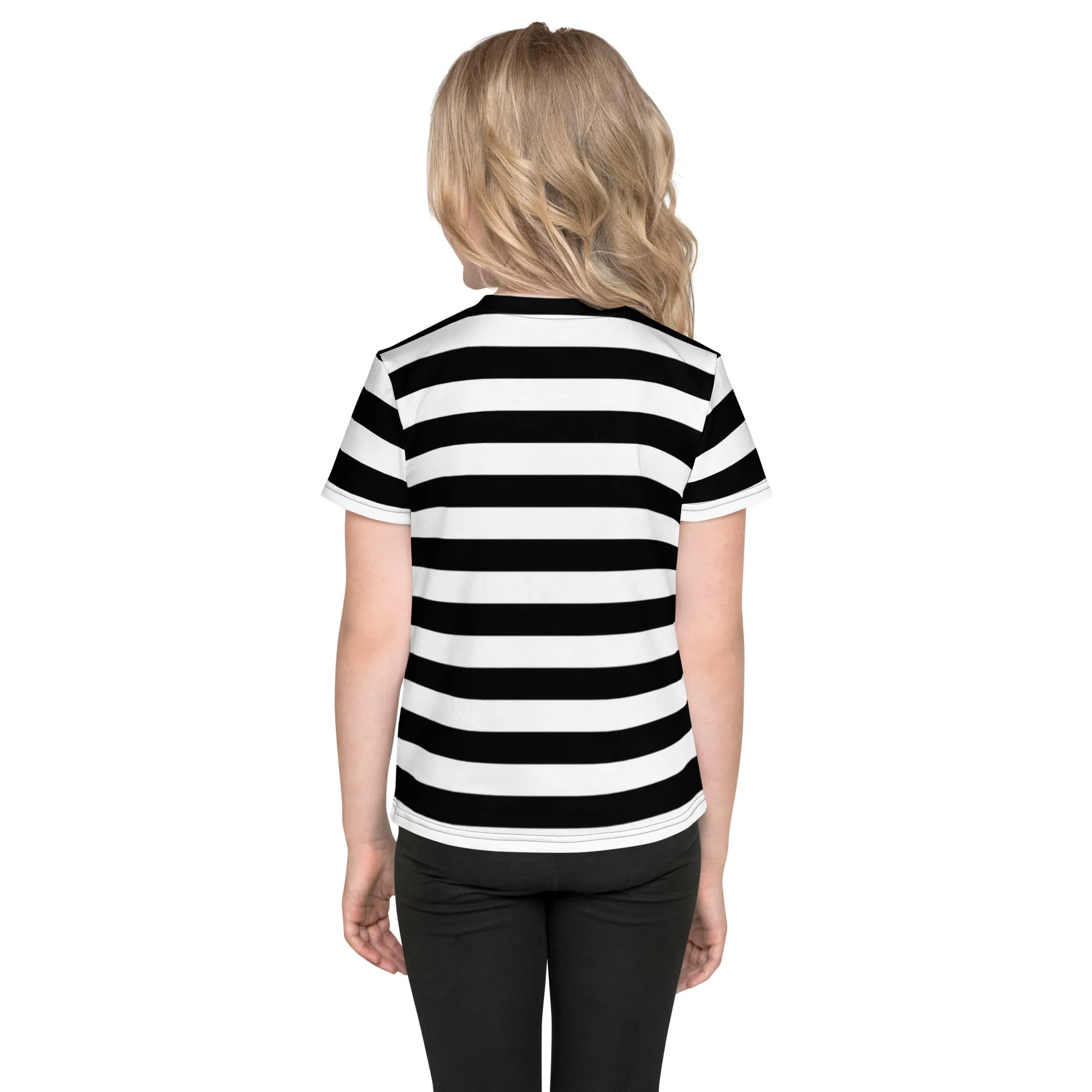 Prison Stripes Kids' Crew Neck T-shirt