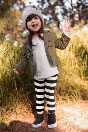 Prison Stripes Kids' Leggings