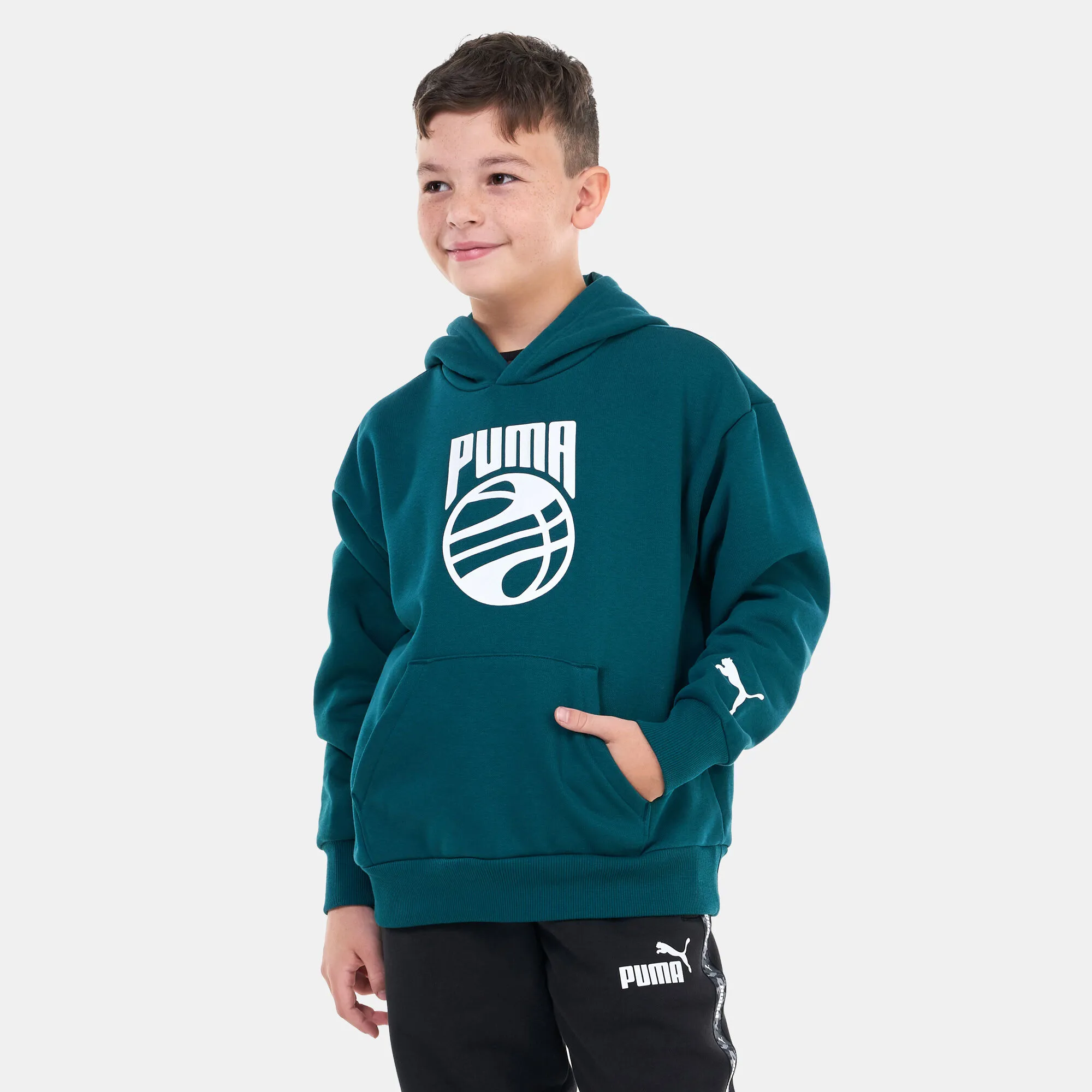 PUMA Kids' Posterize Basketball Graphic Hoodie (Older Kids)