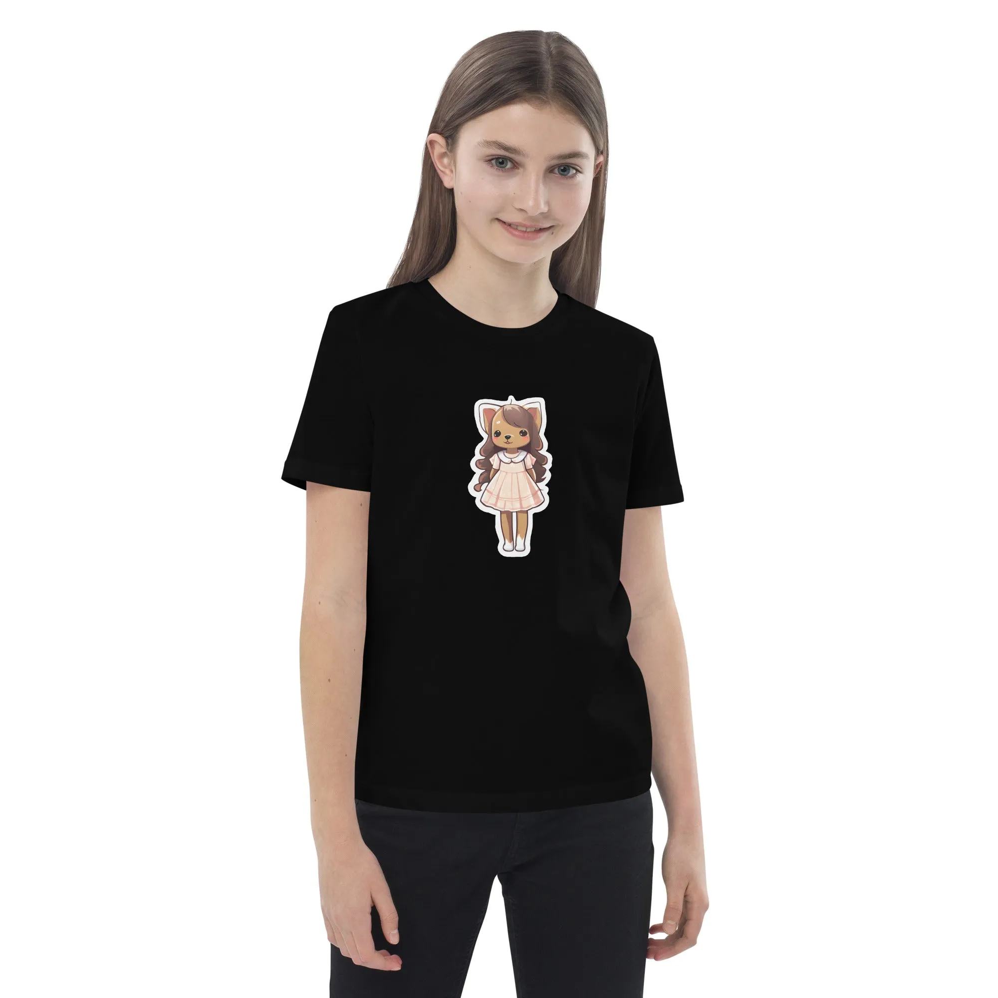 Puppy in a Dress Organic Cotton Kids' T-shirt