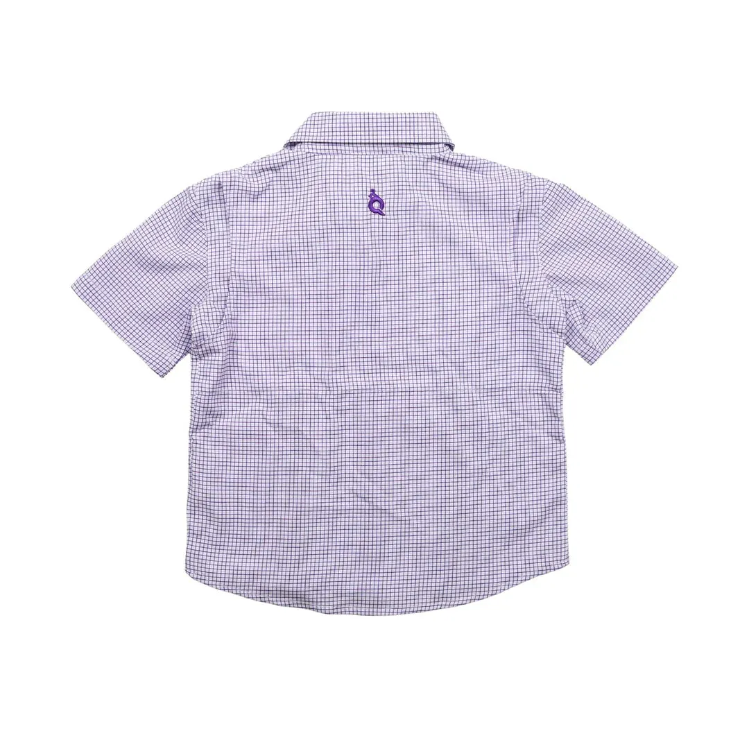 Purple Gameday Guayabera