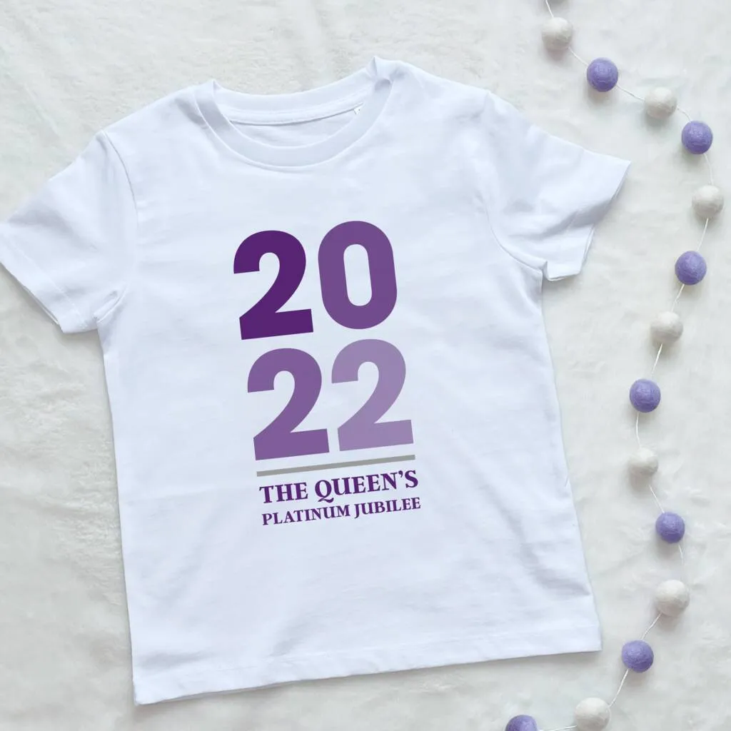 Queen's Platinum Jubilee 2022 Kids T Shirt