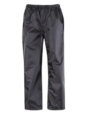 RAINBIRD STOWAWAY KIDS OVERPANT BLACK