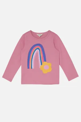 Long Sleeve Rainbow Tee for Kids