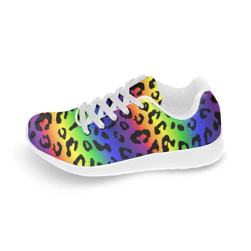 Rainbow Leopard Kids' Sneakers (Little Kid/Big Kid)