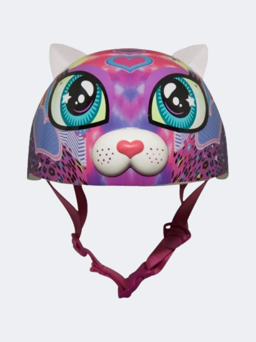 Raskulz Peace Love Kitty Kids Biking Protection Multicolor