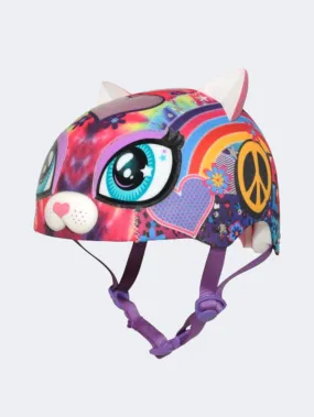 Raskulz Peace Love Kitty Kids Biking Protection Multicolor