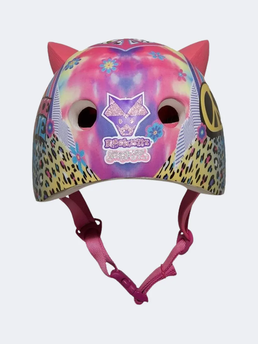 Raskulz Peace Love Kitty Kids Biking Protection Multicolor