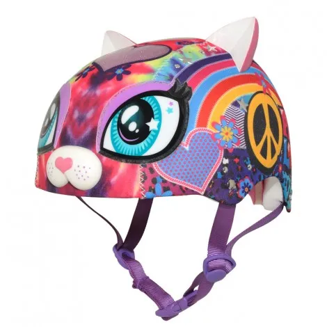 Raskulz Peace Love Kitty Kids Biking Protection Multicolor