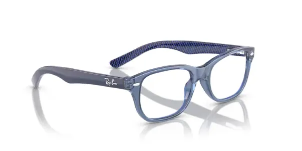 Ray Ban RB1555 3977 Eyeglasses Youth Kids Spider-Man Transparent Blue 48-16-130