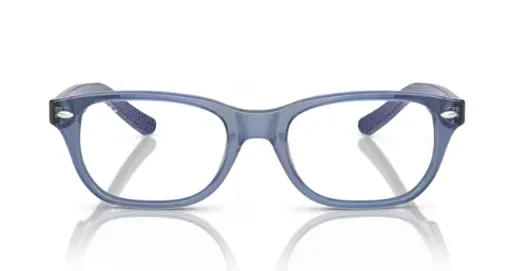 Ray Ban RB1555 3977 Eyeglasses Youth Kids Spider-Man Transparent Blue 48-16-130