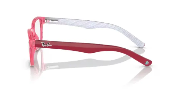 Ray Ban RB1555 3978 Eyeglasses Youth Kids Spider-Man Transparent Pink 48-16-130