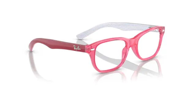 Ray Ban RB1555 3978 Eyeglasses Youth Kids Spider-Man Transparent Pink 48-16-130