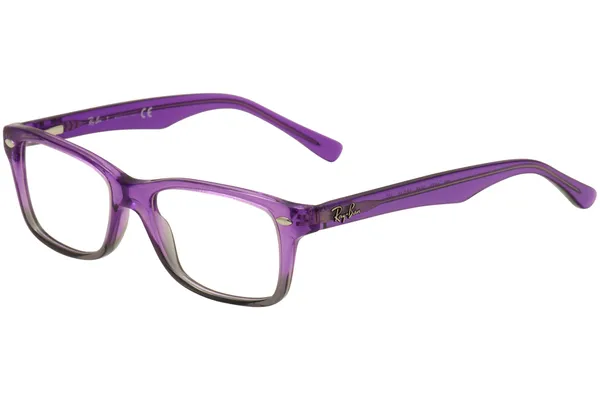 Ray Ban RY1531 3648 Eyeglasses Youth Kids Fuxia Gradient/Grey Full Rim 46-16-125