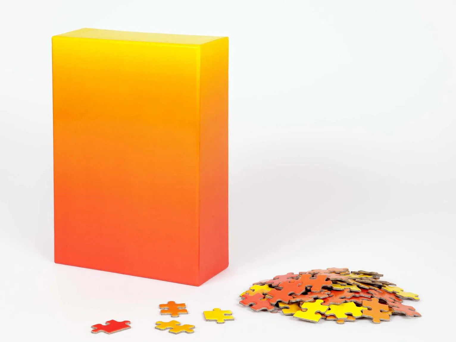 Red and Yellow Gradient Puzzle