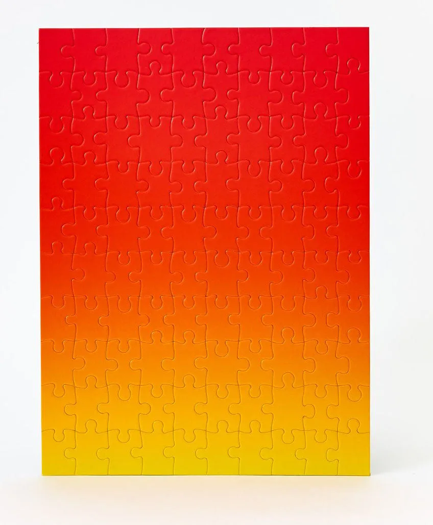 Red and Yellow Gradient Puzzle