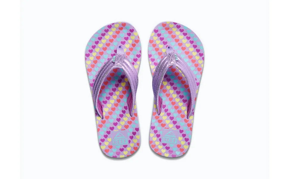 Reef Kids Ahi Lavender Hearts