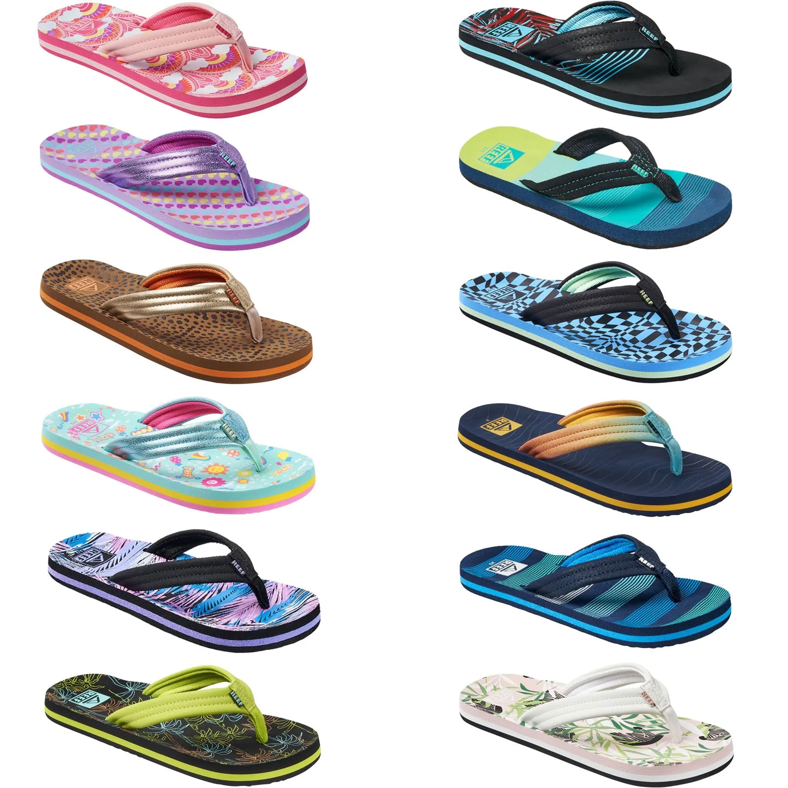 Reef Kids Ahi Thongs Flip Flops